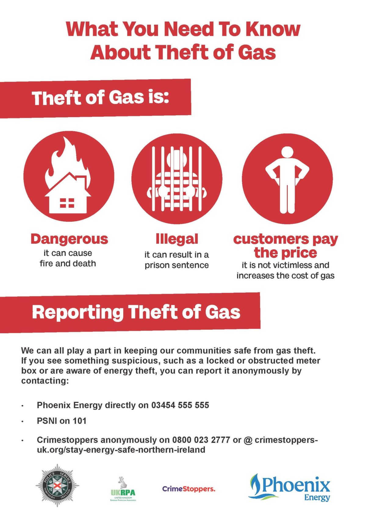Theft Of Gas Flyer 2026 Page 1