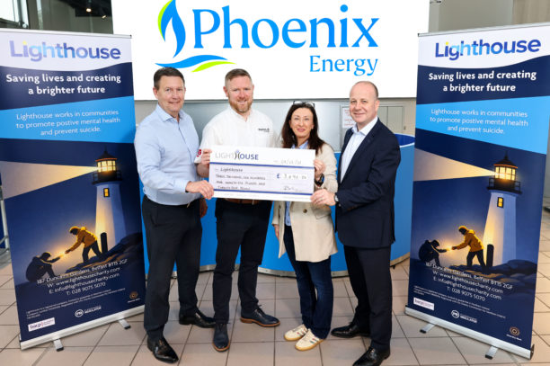 NI Supply Chain Alliance Raises £3,696 for Phoenix Energy’s chosen Charity of the Year, Lighthouse
