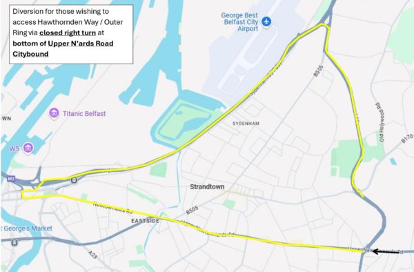 Hawthorden Way Diversion Map